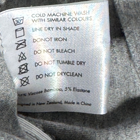 Cadenshae Australia Marled Gray Sadie Nursing/Maternity Dress Sz XL - Picture 7 of 7